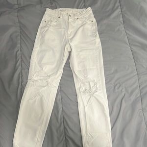 American Eagle Mom Straight Jeans